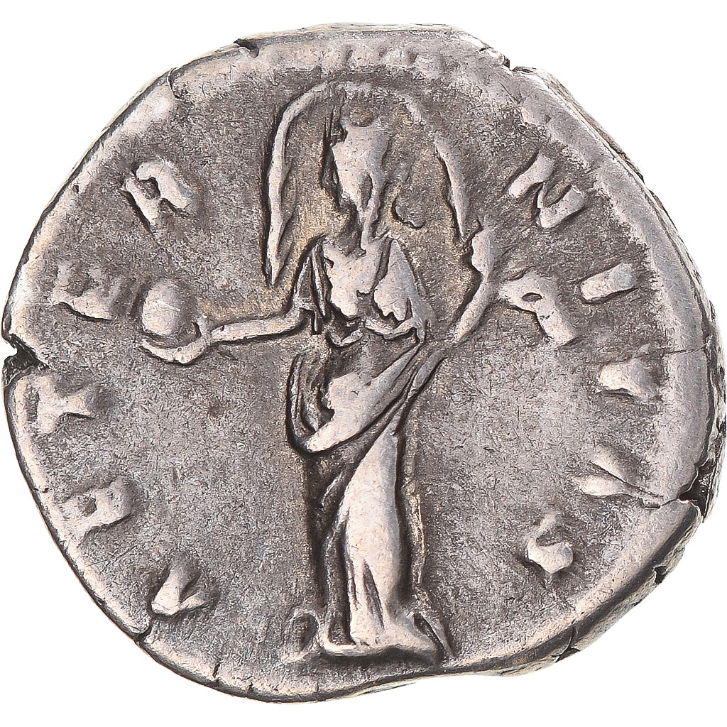Coin, Diva Faustina I, Denarius, 141, Rome, VF(30-35), Silver, RIC:347