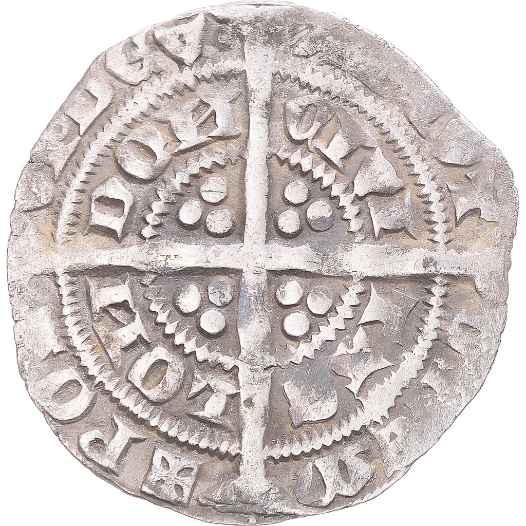Coin, Great Britain, Edward III, Half Groat, London, EF(40-45), Silver