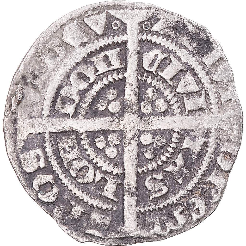 Coin, Great Britain, Edward III, Half Groat, London, EF(40-45), Silver