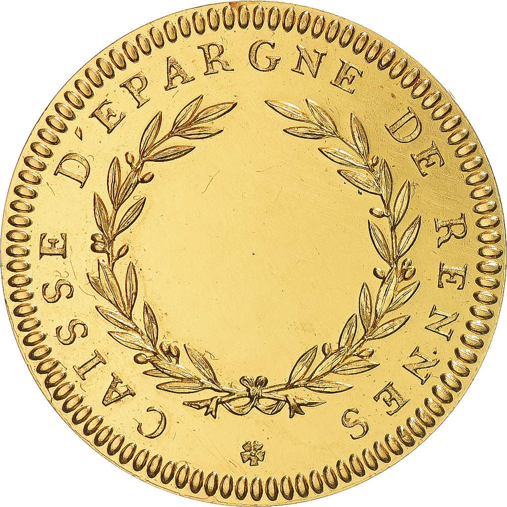 Frankrijk, Token, Caisse d’Epargne de Rennes, UNC-, Goud