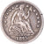 Moneta, USA, Seated Liberty Half Dime, Half Dime, 1845, U.S. Mint, Philadelphia