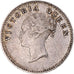Munten, INDIA-BRITS, Victoria, 2 Annas, 1841, Bombay, PR, Zilver, KM:459.1