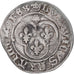 Monnaie, France, Louis XI, Blanc au Soleil, 1461-1483, Rouen, TB+, Billon