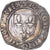 Moeda, França, Charles VI, Blanc Guénar, 1380-1422, Tournai, EF(40-45)