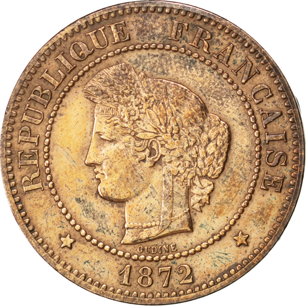 IIIème République, 5 Centimes Cérès, 1872 A, Paris, Gadoury 157a