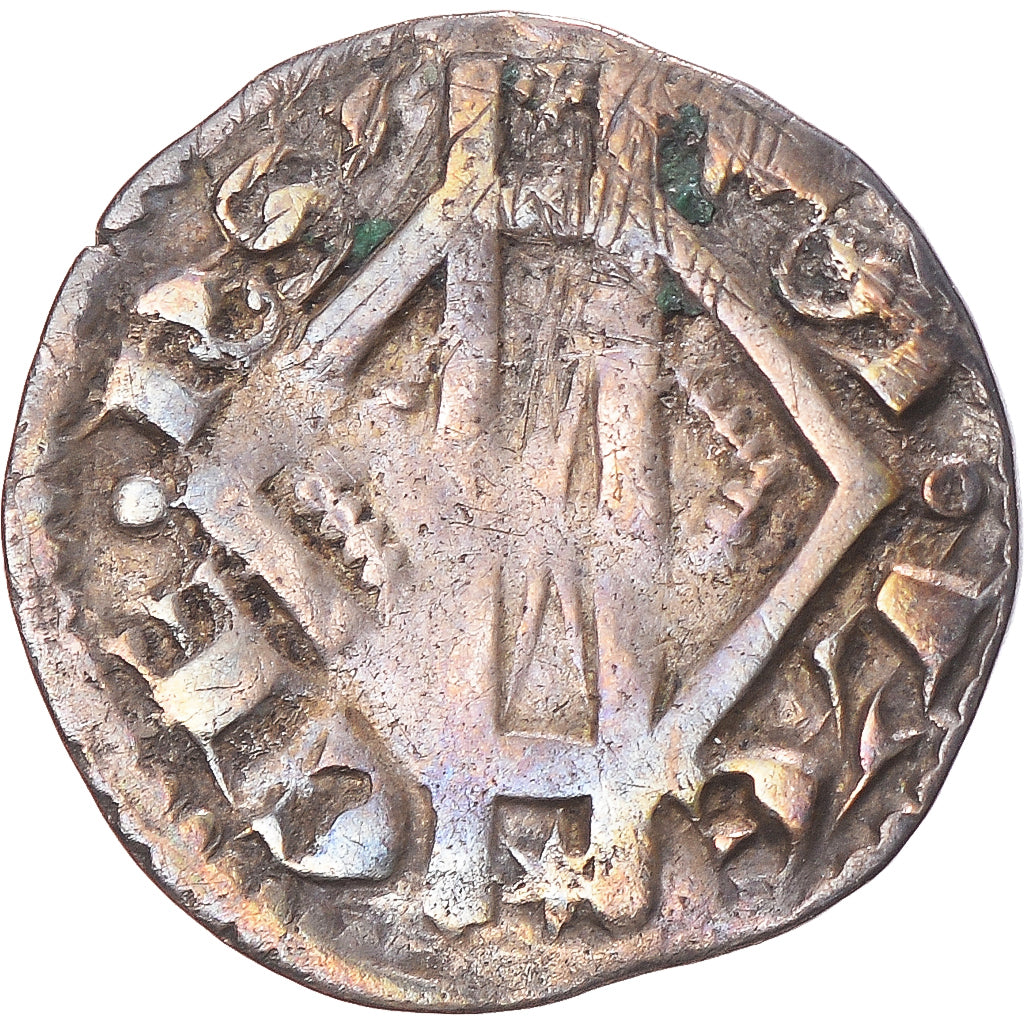 Coin, France, Hainaut, Jeanne de Constantinople, Maille, Valenciennes