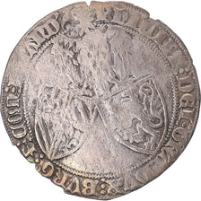 Coin, Burgundian Netherlands, Philippe le Hardi, double gros Jongelaar, 1387