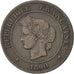IIIème République, 5 Centimes Cérès, 1890 A, Paris, Gadoury 157a
