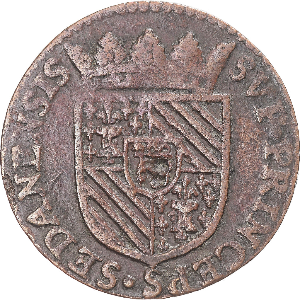 Munten, Vorstendom Sedan, Henri de la Tour d'Auvergne, 2 Liards, 1613, Sedan