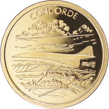 France, Medal, Le concorde, 2010, BE, MS(65-70), Gold