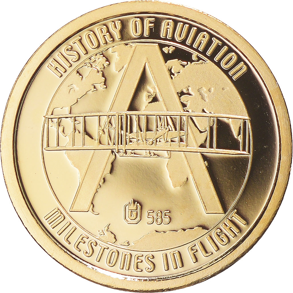 France, Medal, Le concorde, 2010, BE, MS(65-70), Gold