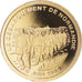 France, Medal, Le débarquement de Normandie, 2010, BE, MS(65-70), Gold