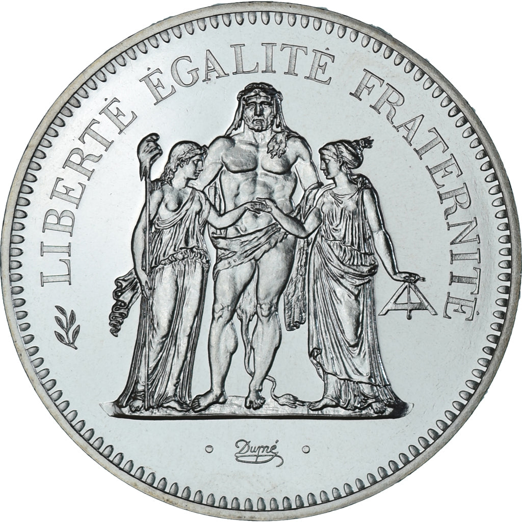 Coin, France, Hercule, 50 Francs, 1978, Paris, série FDC, MS(65-70), Silver
