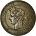 Moneta, Francia, Cérès, 10 Centimes, 1877, Paris, BB, Bronzo, KM:815.1