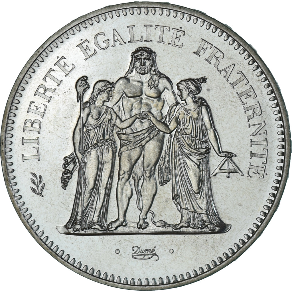 Coin, France, Hercule, 50 Francs, 1979, Paris, série FDC, MS(65-70), Silver