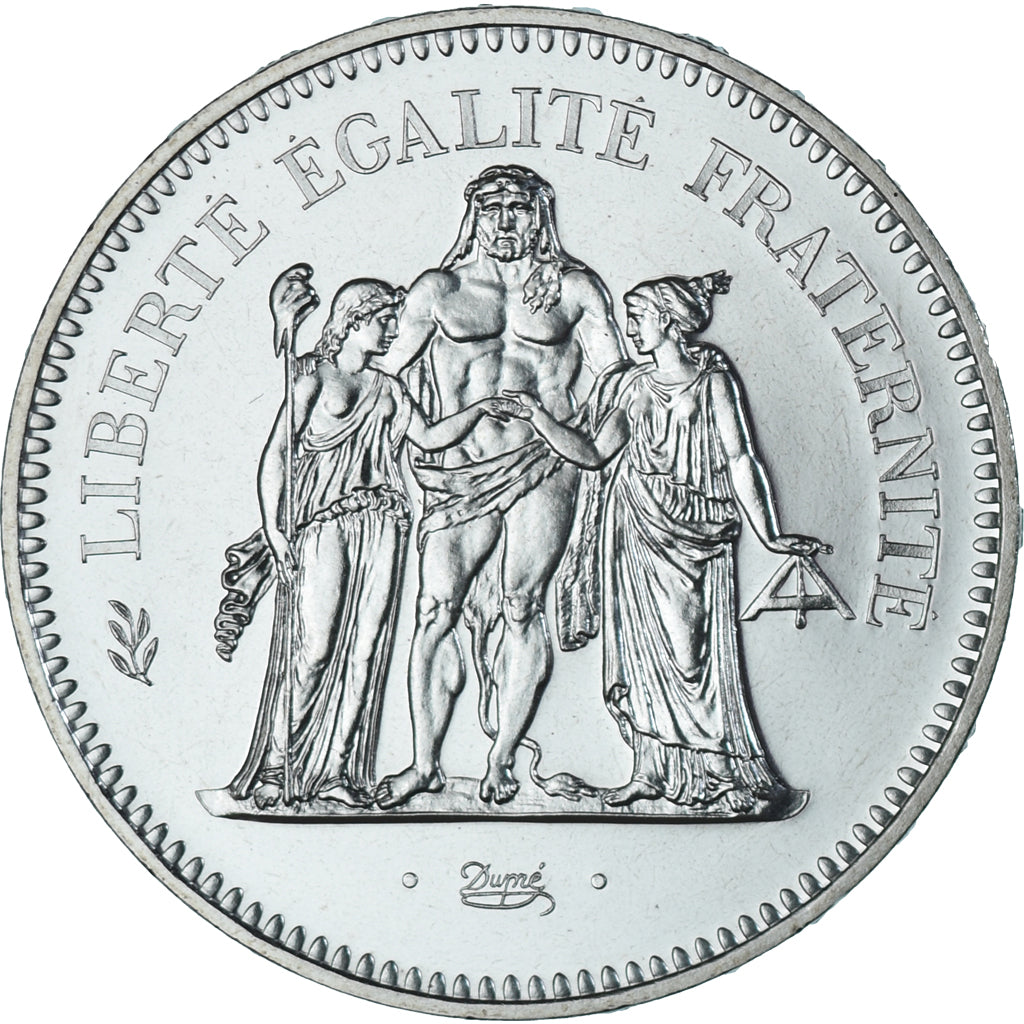 Coin, France, Hercule, 50 Francs, 1980, Paris, série FDC, MS(65-70), Silver