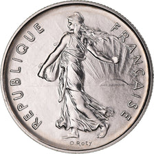 Coin, France, Semeuse, 5 Francs, 1983, Paris, série FDC, MS(65-70), Nickel Clad