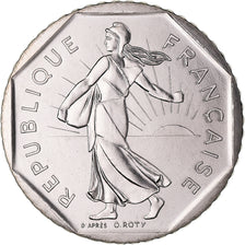 Monnaie, France, Semeuse, 2 Francs, 1983, Paris, série FDC, FDC, Nickel