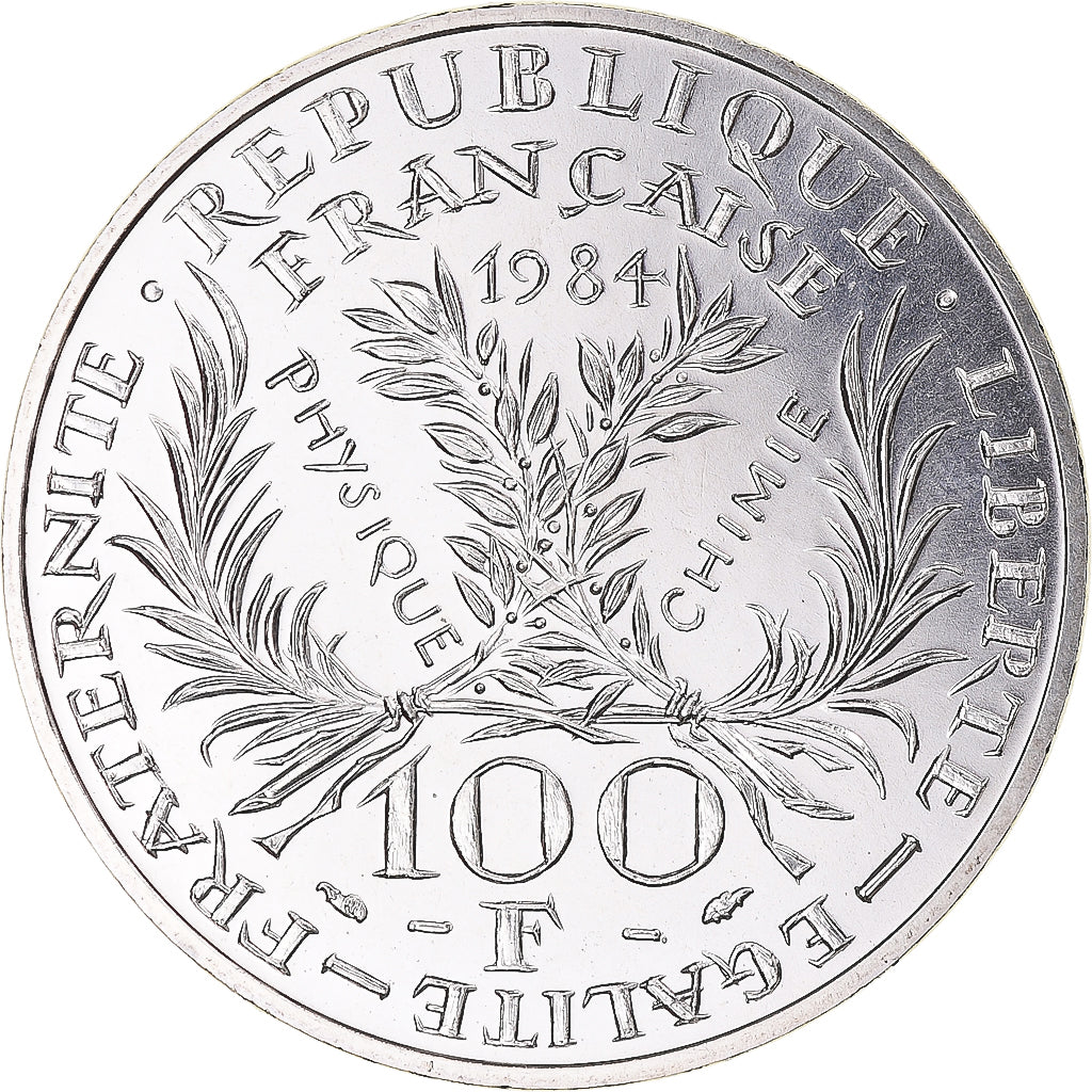 Monnaie, France, Marie Curie, 100 Francs, 1984, Paris, série FDC, FDC, Argent