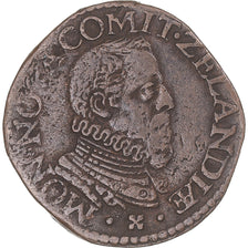 Coin, Netherlands, ZEELAND, Maurice de Nassau, Oord, Middelbourg, VF(30-35)