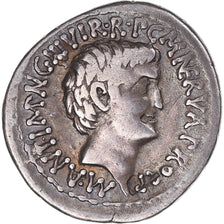 Moneta, Marcus Antonius, Denarius, 41 BC, Uncertain Mint, VF(30-35), Srebro