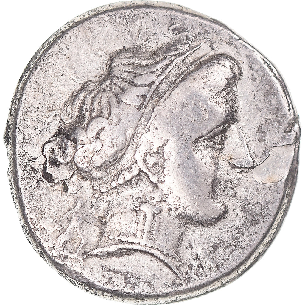 Moneta, Campania, Didrachm, ca. 300-275 BC, Neapolis, BB, Argento, HN Italy:579