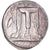 Moneda, Bruttium, Stater, ca. 480-430 BC, Kroton, MBC+, Plata, HN Italy:2104
