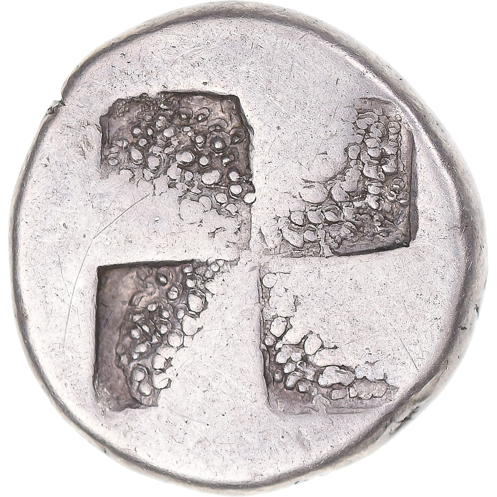 Coin, Islands off Thrace, Drachm, ca. 435-411 BC, Thasos, EF(40-45), Silver
