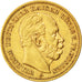German States, 20 Mark, 1888, Berlin, KM #505, AU(50-53), Gold, 7.95