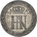 GERMAN STATES, 20 Centimes, 1812, Cassel, KM #97, EF(40-45), Silver, 3.81