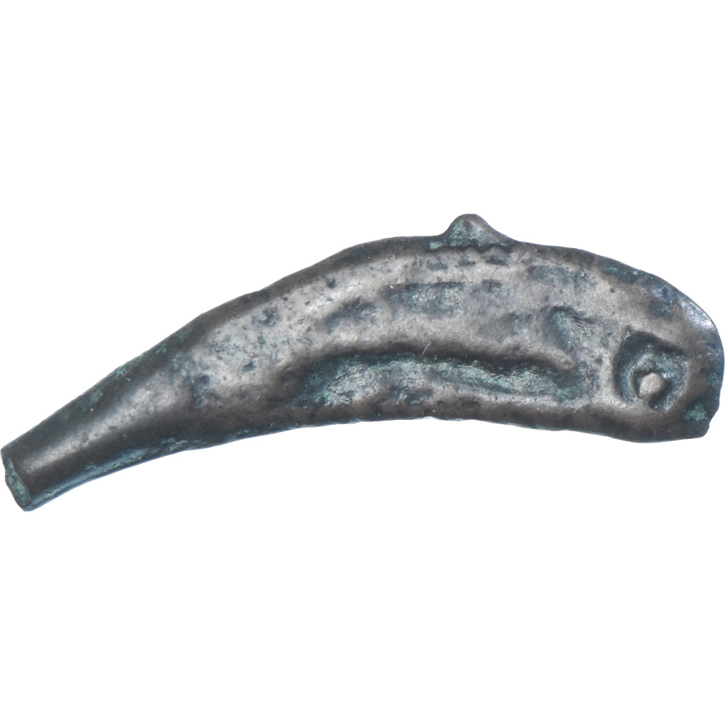 Coin, Sarmatia, Dolphin, ca. 525-350 BC, Olbia, VF(20-25), Cast Bronze