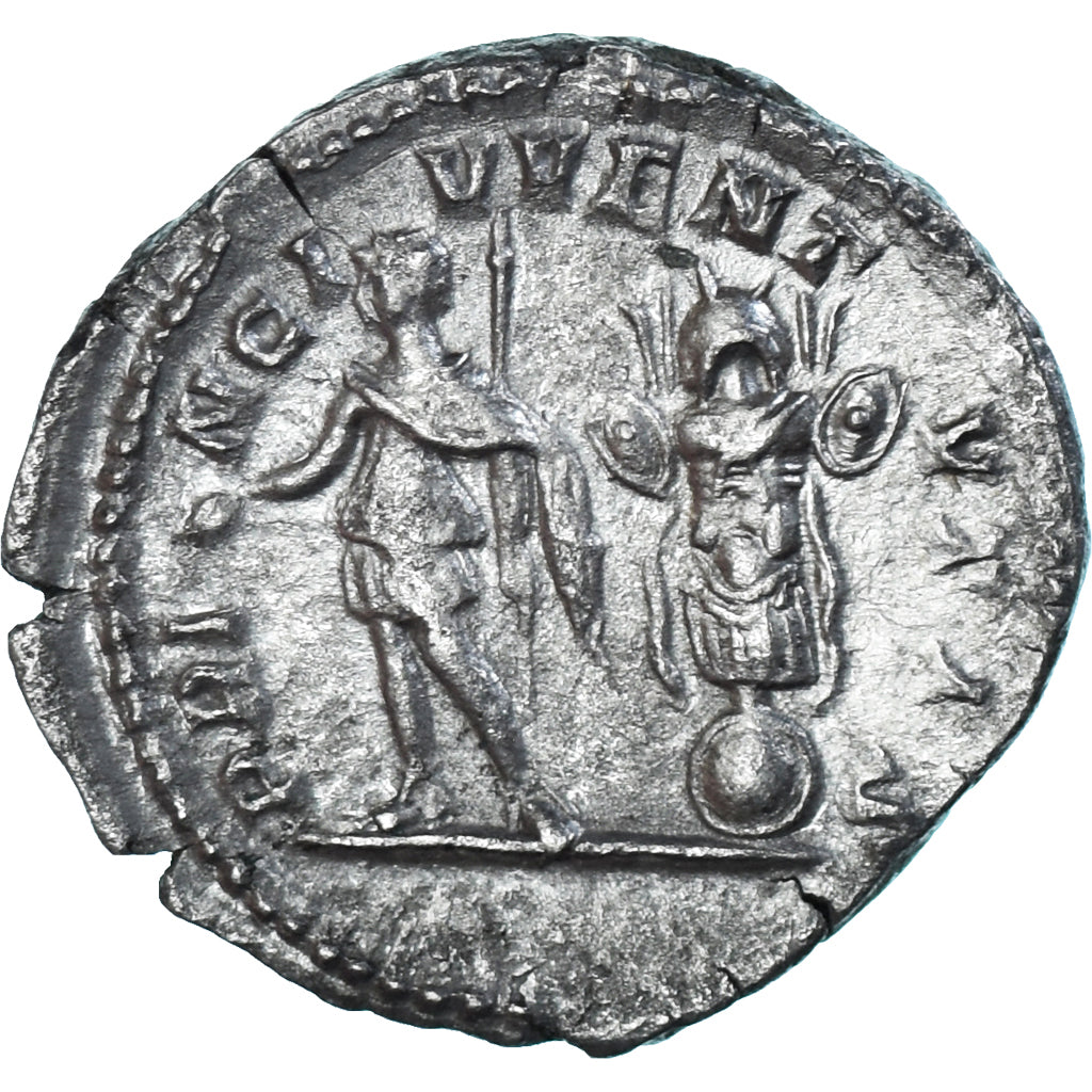 Coin, Geta, Denarius, 200-202, Rome, AU(50-53), Silver, RIC:157b