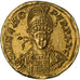 Coin, Zeno, Solidus, 476-491, Constantinople, AU(55-58), Gold, RIC:910