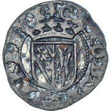 Coin, France, Charles III, Double Denier, 1545-1608, Nancy, VF(30-35), Silver