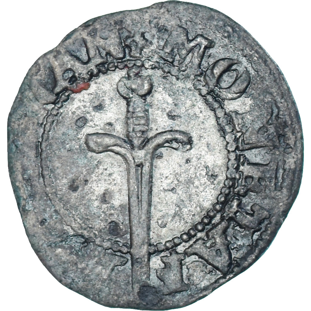 Coin, France, Charles III, Double Denier, 1545-1608, Nancy, VF(30-35), Silver