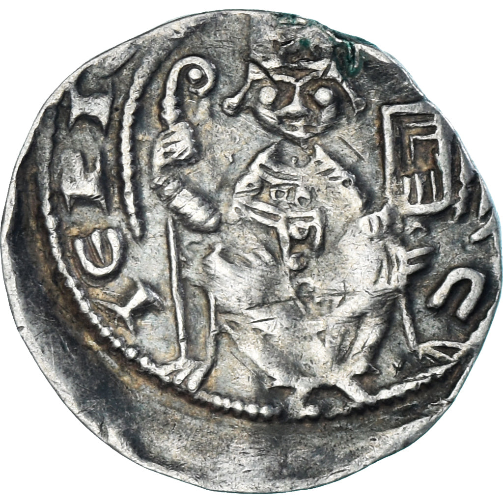 Coin, Germany, Philipp von Heinsberg, Denier, 1167-1191, Cologne, AU(50-53)
