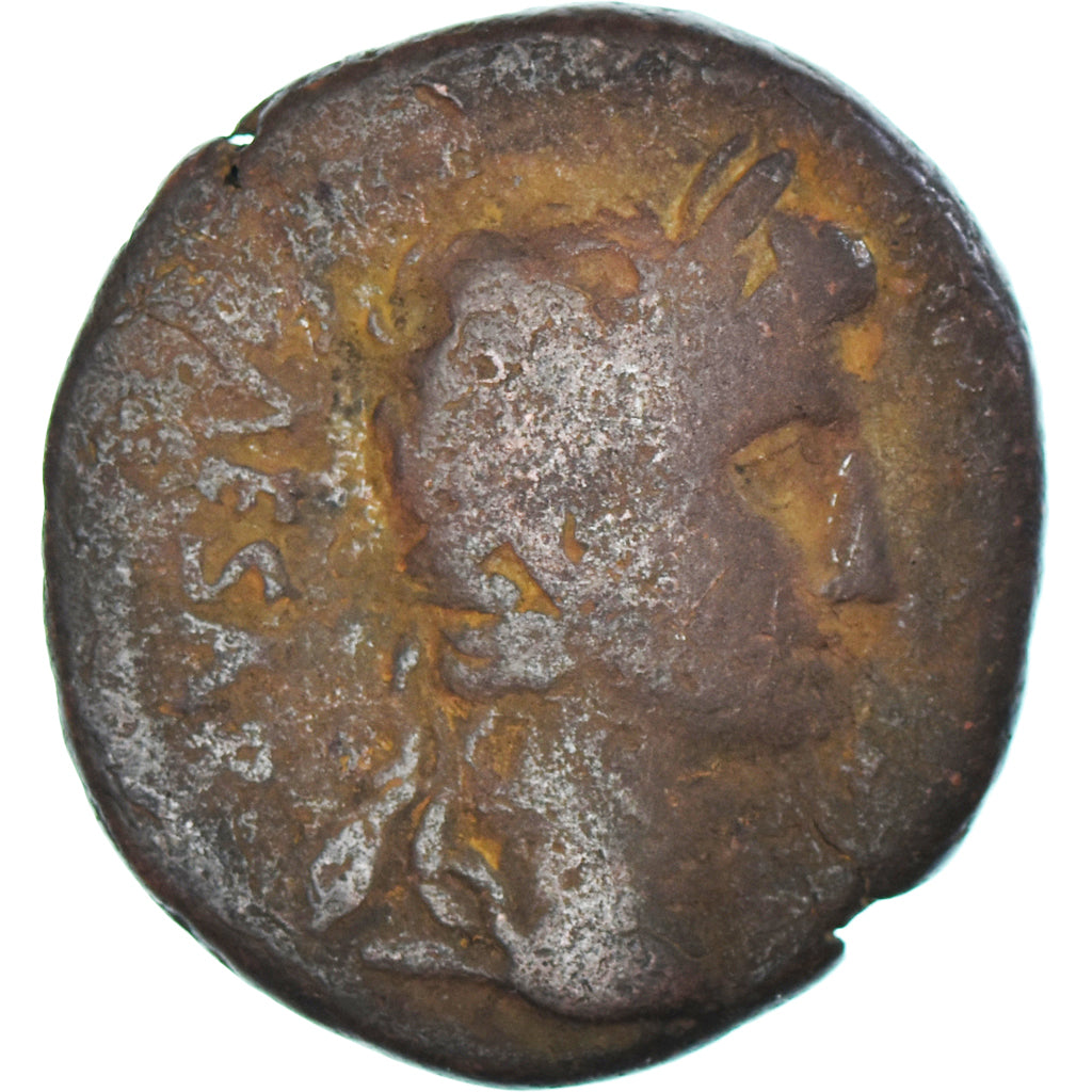 Monnaie, Auguste, As, 10-6 BC, Lugdunum, TB, Bronze, RIC:230