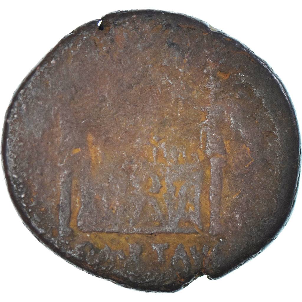 Monnaie, Auguste, As, 10-6 BC, Lugdunum, TB, Bronze, RIC:230