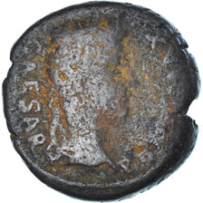 Coin, Augustus, As, 10-6 BC, Lugdunum, VF(20-25), Bronze, RIC:230