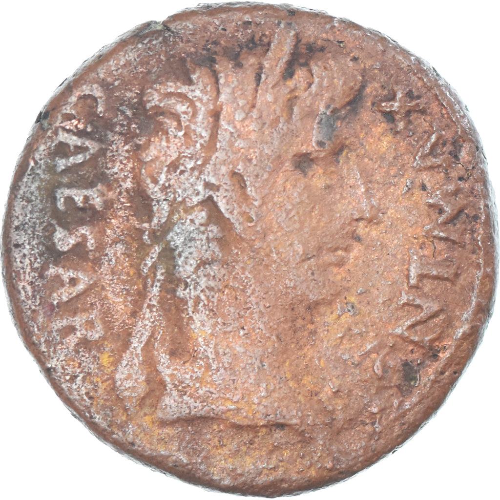 Coin, Augustus, As, 10-6 BC, Lugdunum, VF(20-25), Bronze, RIC:230