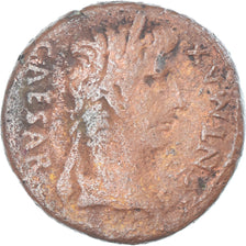 Coin, Augustus, As, 10-6 BC, Lugdunum, VF(20-25), Bronze, RIC:230