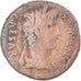 Coin, Augustus, As, 10-6 BC, Lugdunum, VF(20-25), Bronze, RIC:230