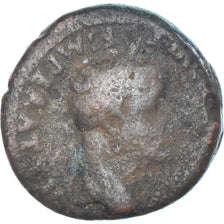 Coin, Augustus, As, 12-14, Lugdunum, F(12-15), Bronze, RIC:245