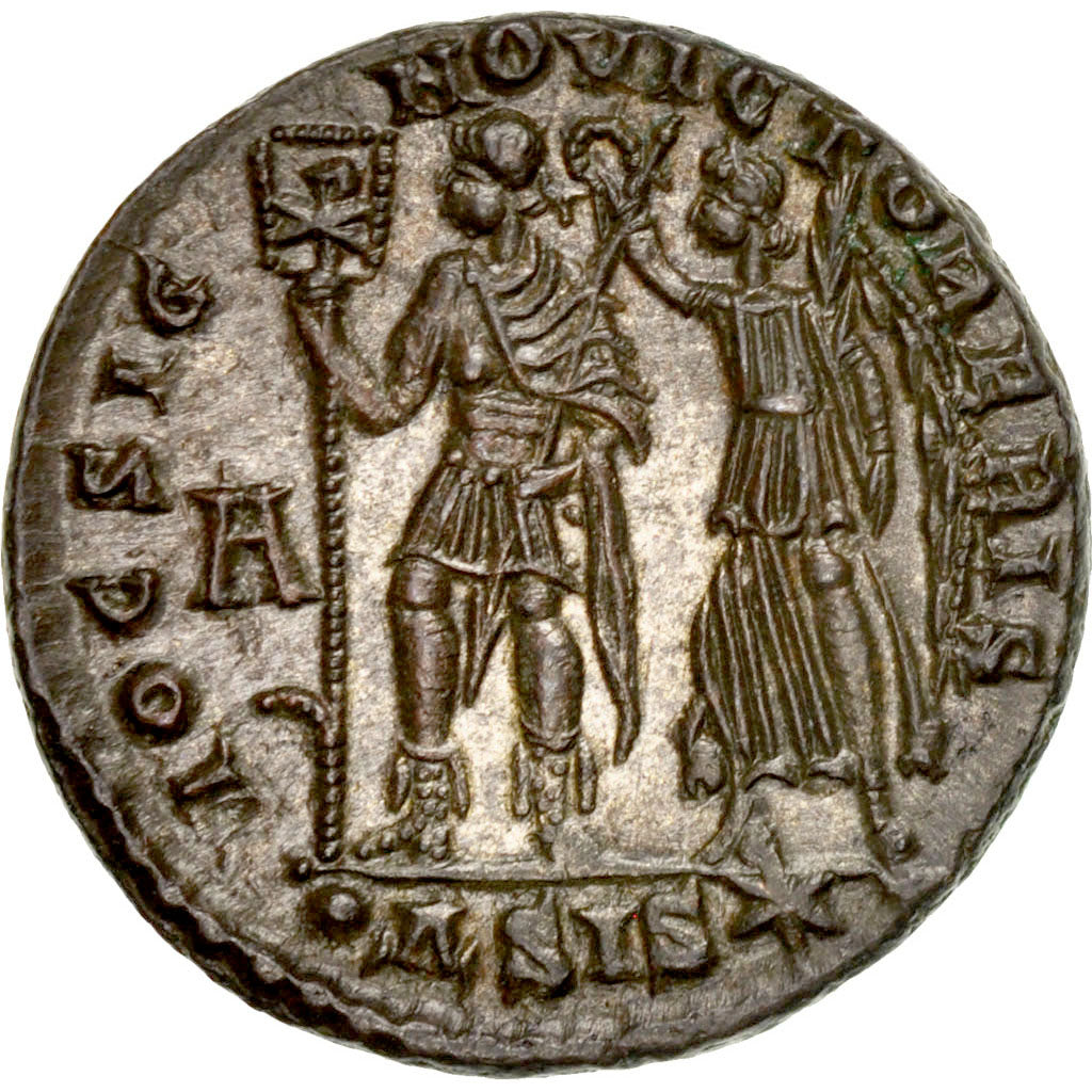 Vetranio, Follis, Siscia, MS(63), Bronze, RIC #283, 5.07