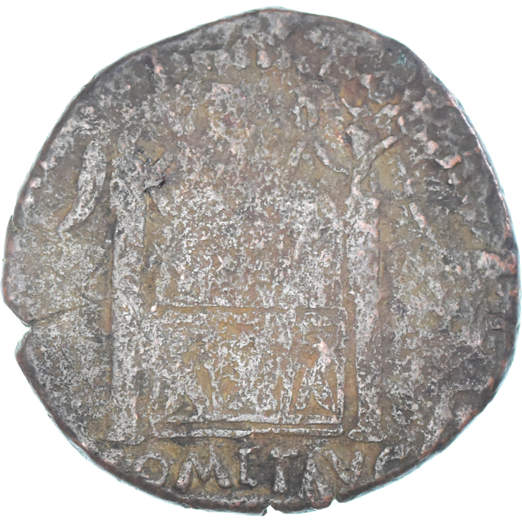 Coin, Augustus, As, 12-14, Lugdunum, VF(20-25), Bronze, RIC:245