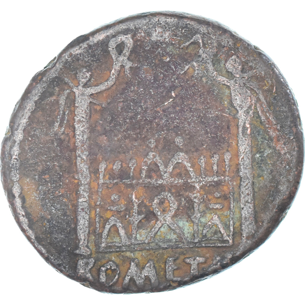 Coin, Augustus, As, 12-14, Lugdunum, VF(20-25), Bronze, RIC:245