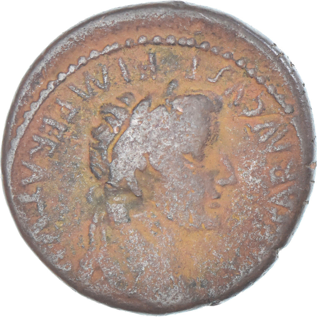 Coin, Augustus, As, 12-14, Lugdunum, VF(20-25), Bronze, RIC:245
