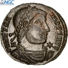 Moneda, Vetranio, Follis, Siscia, NGC, graded, MS, SC, Bronce, RIC:287