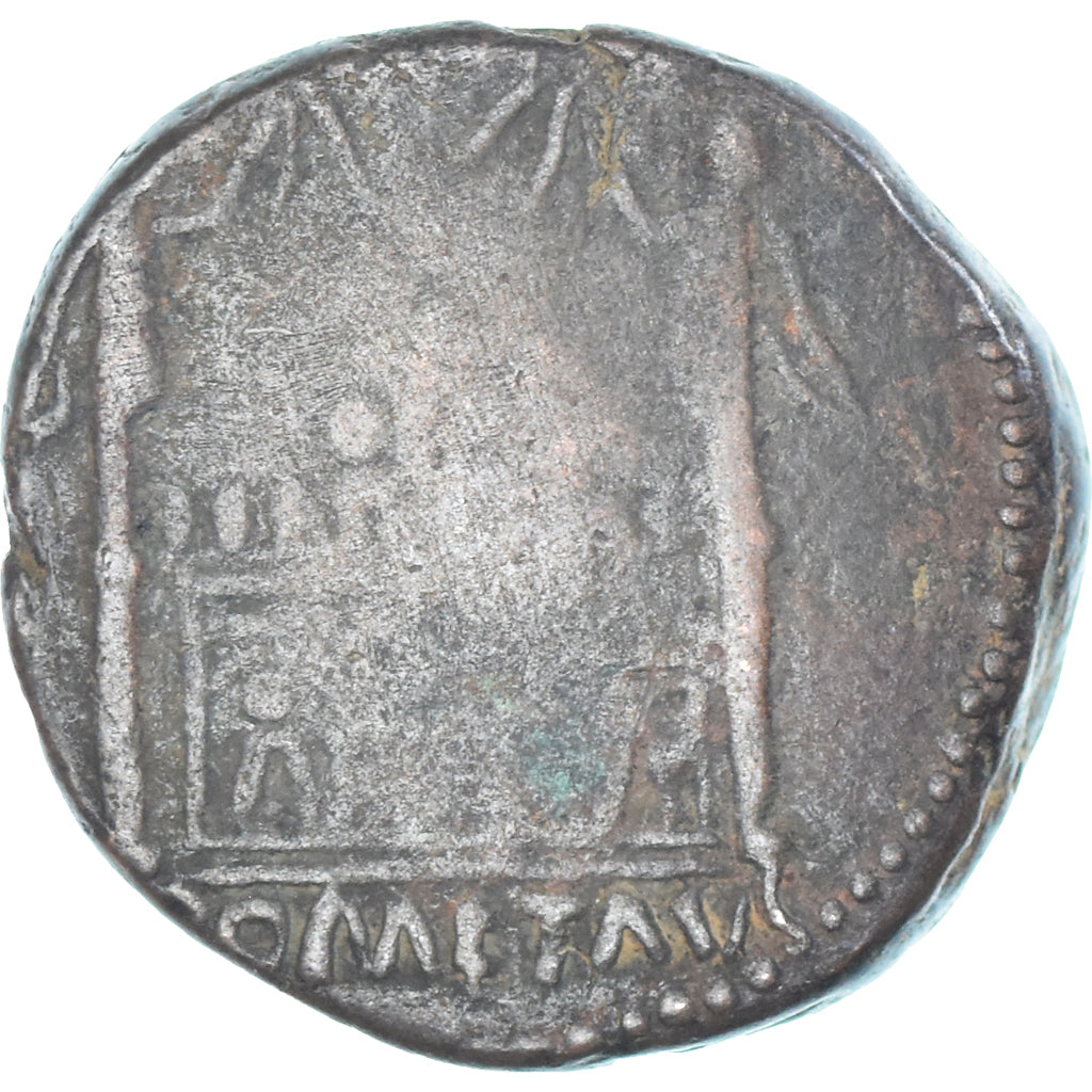 Coin, Augustus, As, 12-14, Lugdunum, VF(20-25), Bronze, RIC:245