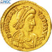 Honorius, Solidus, Ravenna, Gold, NGC Choice AU 5/4, RIC 1287